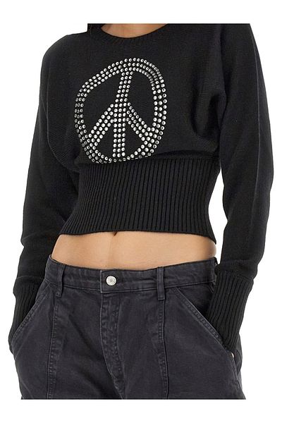 Moschino Jeans Peace Symbol Jersey