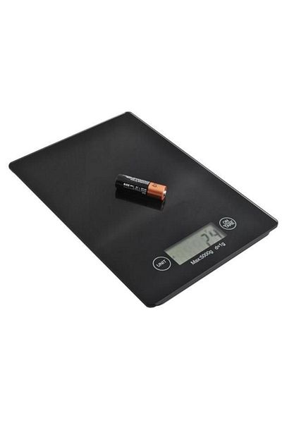 ideal STORE Cantar Electronic de Bucatarie idealSTORE, Dimensiuni 23 x 2 x 16 cm, Afisaj LCD mare, Oprire Automa