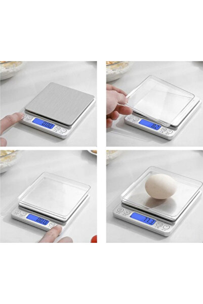 ideal STORE Ζυγαριά Κουζίνας idealSTORE, Περιλαμβάνει 2 Δοχεία Ζύγισης, Ακρίβεια Μέτρησης: 0,1 g, Dis