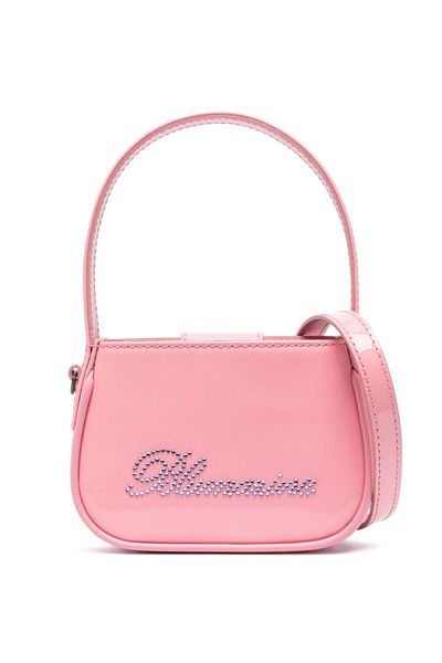 Blumarine Blumarine Logo Patent Leather Handbag