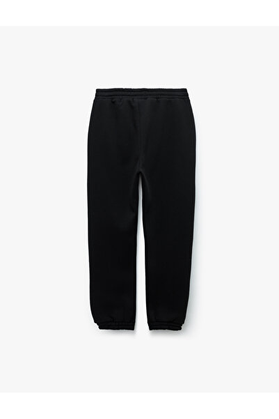 Koton Χειμερινό παντελόνι Jogger με λεπτομέρεια με επένδυση fleece τσέπες στη μέση