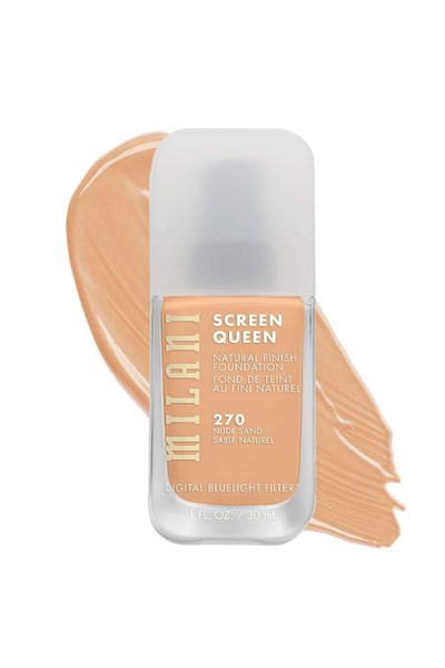 MILANI Screen Queen Liquid Foundation Makeup - Cruelty Free Foundation With Digital Bluelight Filter