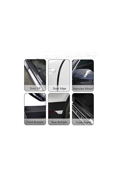 ideal STORE Rola idealSTORE Protectie Bandouri-Praguri Autoadeziv Fibra de Carbon, Textura Moale, 5D, Flexibil s