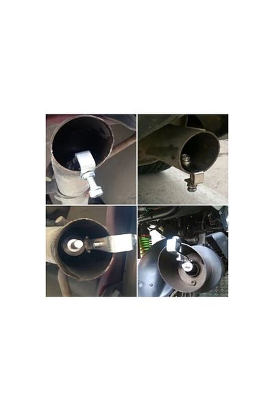 ideal STORE Fluier Toba idealStore MotoRace, Capacitate motor 2000 2400 cc, Turbo Sound, din metal, culore Gri