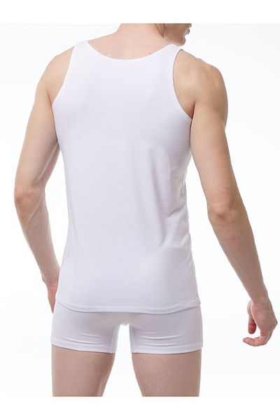 LİNOTTİ Li̇notti̇ Modal Fabric Unseen Skin Color Men's Tank Top 00010852