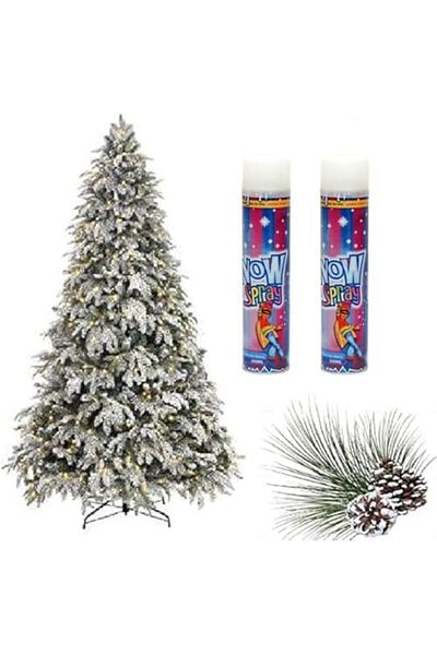 Yuwell YU WELL Crazy Snow Spray For Christmas Tree Decoration Birthday Festival Party Celebrations (6Pc)