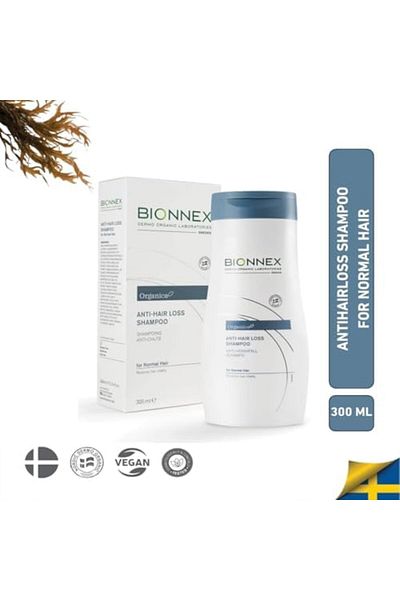 Bionnex Organica Anti-Hair Loss Shampoo for Normal Hair – with 25 Natural Plant & Sea Extracts, Vi
