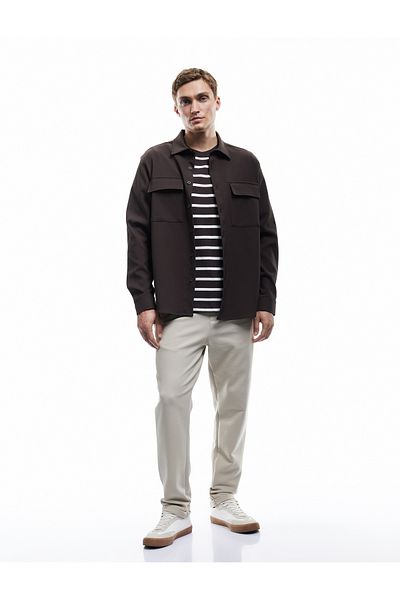 Koton Pocket Detailed Folded Leg Waist Lace up Trousers