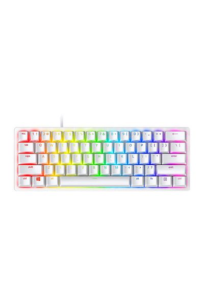 RAZER Huntsman Mini 60% Gaming Keyboard with Clicky Purple Optical Switch - US - Mercury