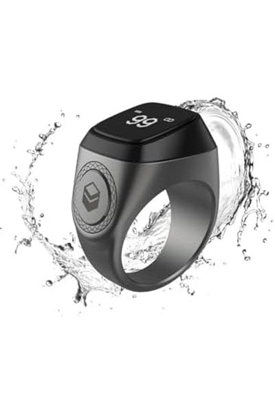 iqibla YU WELL iQIBLA Smart Tasbih Zikr Ring- Muslim Prayer- Prayer Timing Reminder OLED Display Tasbih Cou