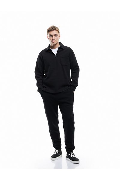 Koton Φούτερ Jogger με κορδόνια στη μέση και λεπτομέρεια τσέπης