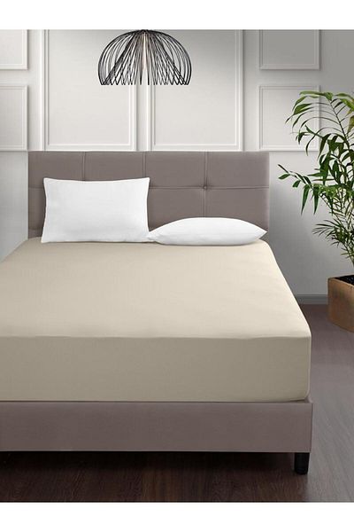 Karna Home Wide Elastic Combed Cotton Sheet Elina – Breathable, Flexible Structure