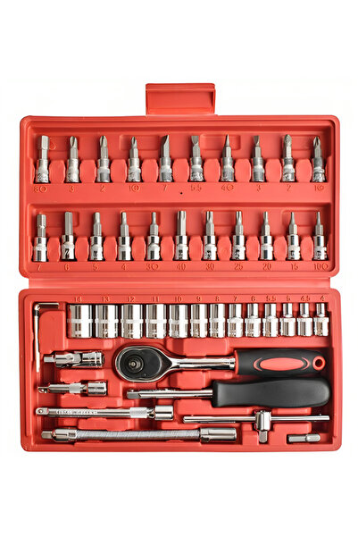 ideal STORE Set Profesional pentru Insurubat idealSTORE, Include 46 de Elemente, Biti de Surubelnita, Extensii,