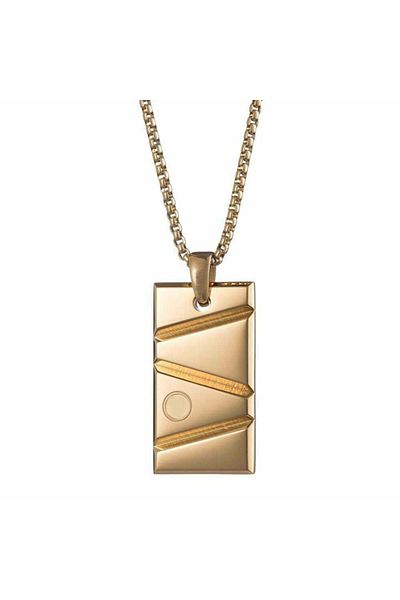 MBrands Men's military fashion medallion MBrands Dog Tag Gold