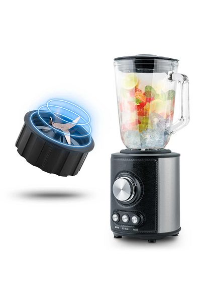 ideal STORE idealSTORE Blender with Cup, 1.5L Capacity, 3 Usage Functions, Ice Crushing, Smoothie and P