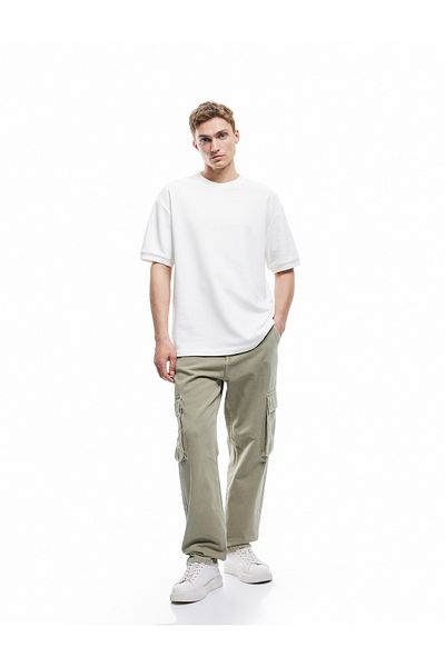 Koton Short Sleeve Crew Neck Basic Oversize T-Shirt