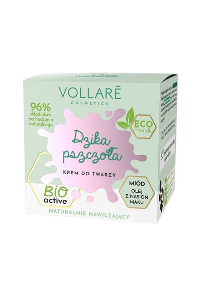 Vollare Crema de fata hidratanta Wild Bee Vollaré Cosmetics, 50 ml