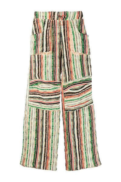 VİTELLİ VITELLI Vitelli Patched Cotton Blend Wool Trousers