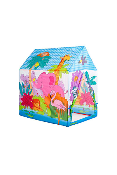 ideal STORE Παιδική σκηνή παιχνιδιού, Bigshot BS8182JG, μοντέλο ζωολογικού κήπου, 95 x 72 x 102 cm, πολύχρωμη