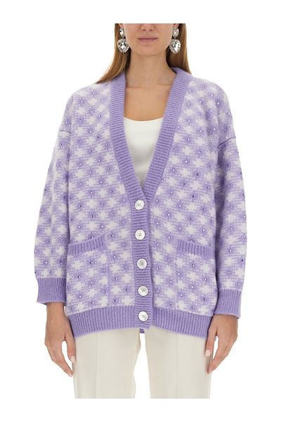 Alessandra Rich V-Neck Cardigan
