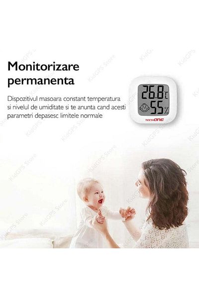 Techone CX-0726 room thermometer and hygrometer