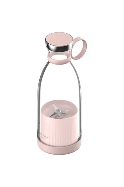 OEM Mini Portable Blender with Battery, 50W, 1400 mAh, Wireless Charging, Waterproof, 350 ml, Pink