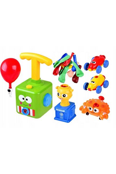 ideal STORE Set Lansator Aerodinamic de Baloane POWER BALLOON IdealStore, 12,5 x 11,5 x 22 cm , Insotit de 21 de