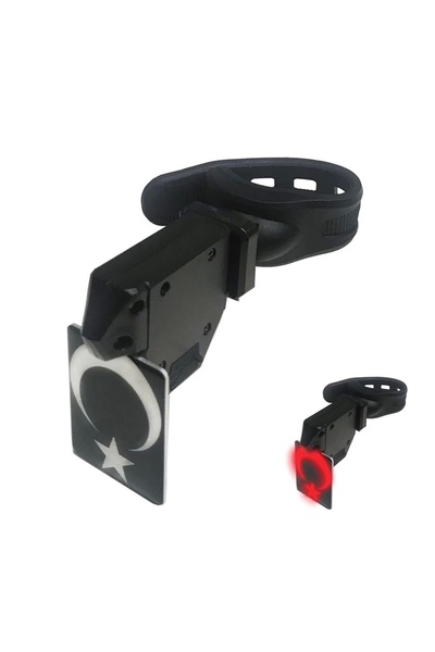 Genel Markalar IMPACT Stop Lambası - USB Şarjlı, Türk Bayraklı Arka Işık (Sel...