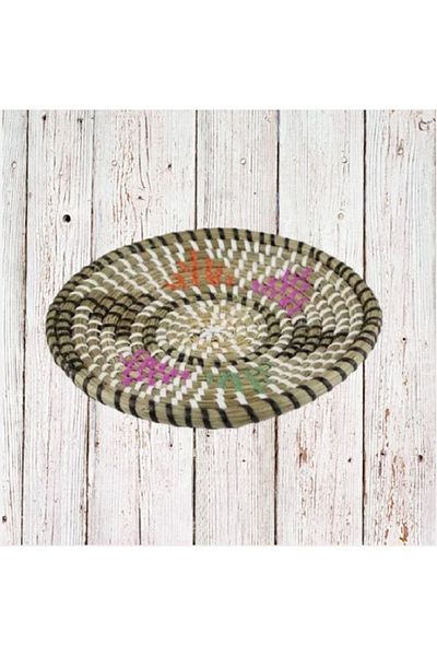 BASURRAH Small round heritage serving board