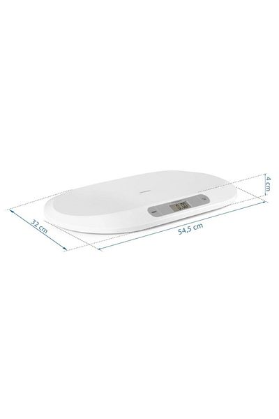 ideal STORE Cantar electronic pentru bebelusi idealStore BabyScale, Forma Ergonomica, Cantarire in pozitie Culca