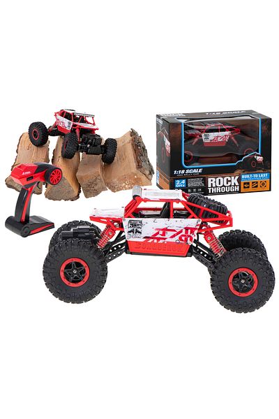 ideal STORE Rock Through idealSTORE Remote Control Car, Equipped with 2 Powerful Motors, Large Tire Wheels