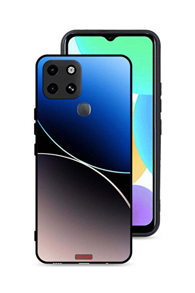 Tolwak غطاء حماية لهاتف إنفينيكس سمارت 6 بنمط خطوط منحنية