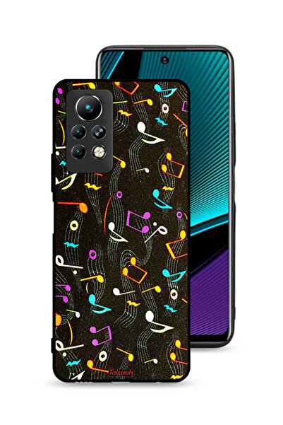 Tolwak غطاء حماية لجهاز Infinix Note 11 Pro بنمط قماش موسيقي
