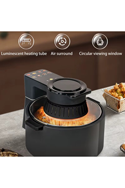 OEM 8L oil-free fryer with digital display