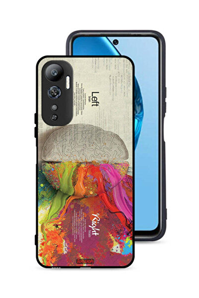 Tolwak غطاء حماية لهاتف Infinix Hot 20 4G بتصميم تجريدي لعلم الدماغ