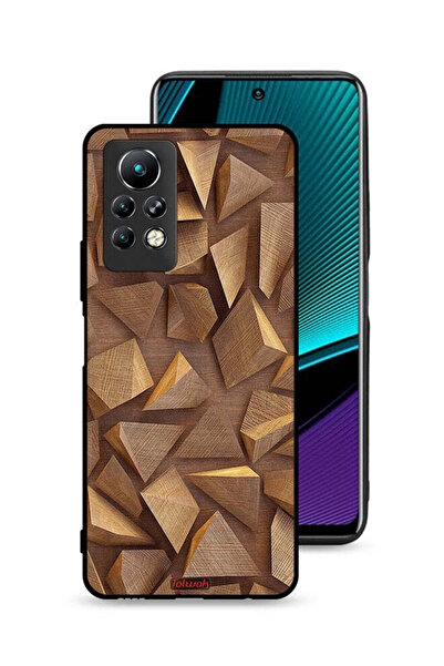 Tolwak غطاء حماية لهاتف إنفينيكس نوت 11 برو، قطع خشبية فنية