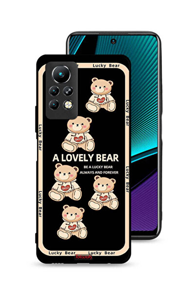 Tolwak غطاء حماية لهاتف Infinix Note 11 Pro بتصميم دب جميل