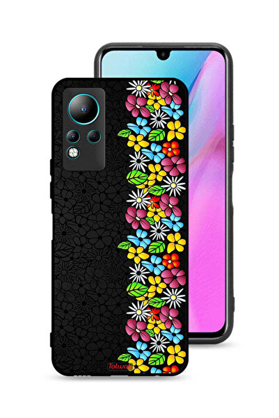 Tolwak Infinix Note 11 Protective Case Cover Flowers Line