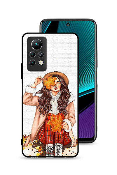 Tolwak غطاء حماية لهاتف Infinix Note 11 Pro يحمل صورة أوراق الخريف