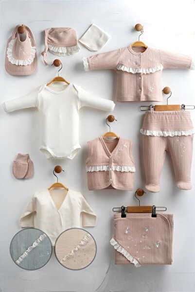 Cherub Baby Dragonfly Embroidered Baby Girl Newborn 10 Piece Hospital Release...