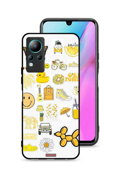 Tolwak غطاء حماية لهاتف إنفينيكس نوت 11 - علامات أنثوية