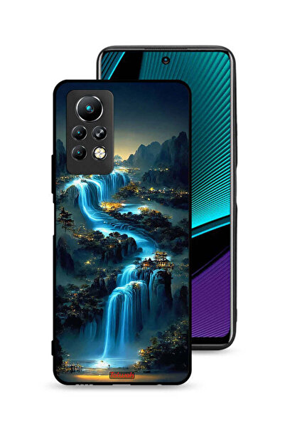 Tolwak غطاء حماية لهاتف Infinix Note 11 Pro بتصميم شلال فني