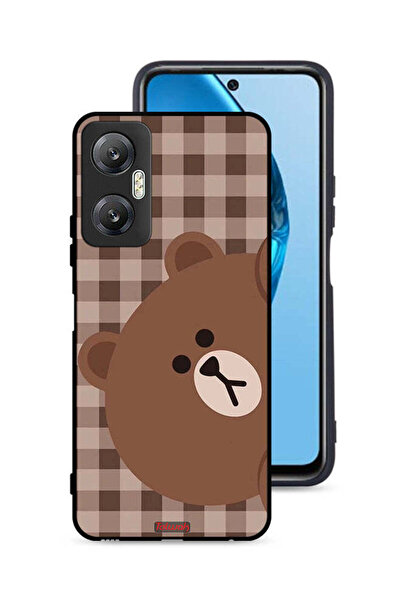 Tolwak غطاء حماية لهاتف Infinix Hot 20 5G بتصميم دب تيدي