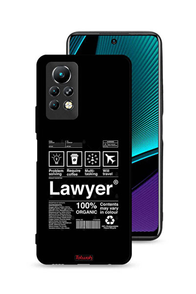 Tolwak غطاء حماية لهاتف Infinix Note 11 Pro بملصق محامٍ
