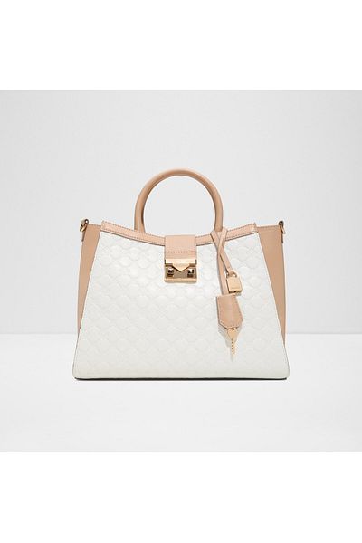 Aldo White L City Handbags for Female