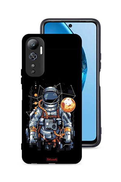 Tolwak غطاء حماية لهاتف Infinix Hot 20 4G بتصميم رائد فضاء تجريدي