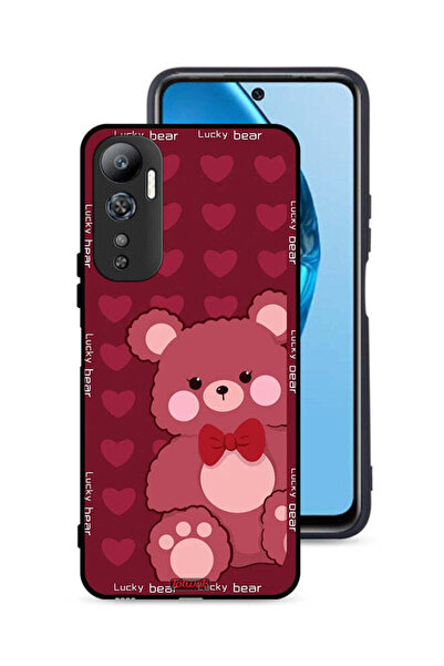 Tolwak غطاء حماية لهاتف Infinix Hot 20 4G بطبعة الدب المحظوظ