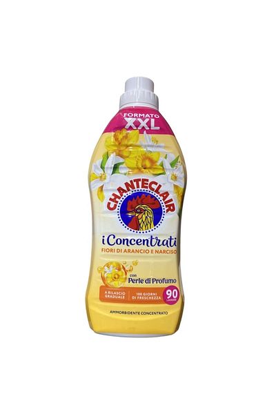 chante clair Chanteclair Fabric Softener with Orange Blossom and Daffodils, 90 Washes, 1.8L