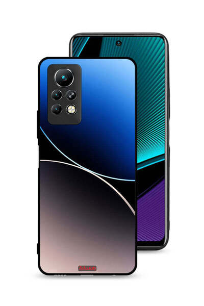 Tolwak غطاء حماية لهاتف Infinix Note 11 Pro بنمط خطوط منحنية