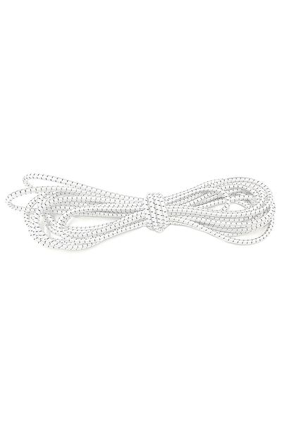 hapshoe Patterned White Glitter 5 Meters 2 mm Round Rubber
